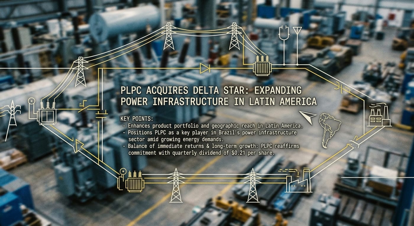PLPC Acquires Delta Star to Expand Power Infrastructure Presence in Latin America