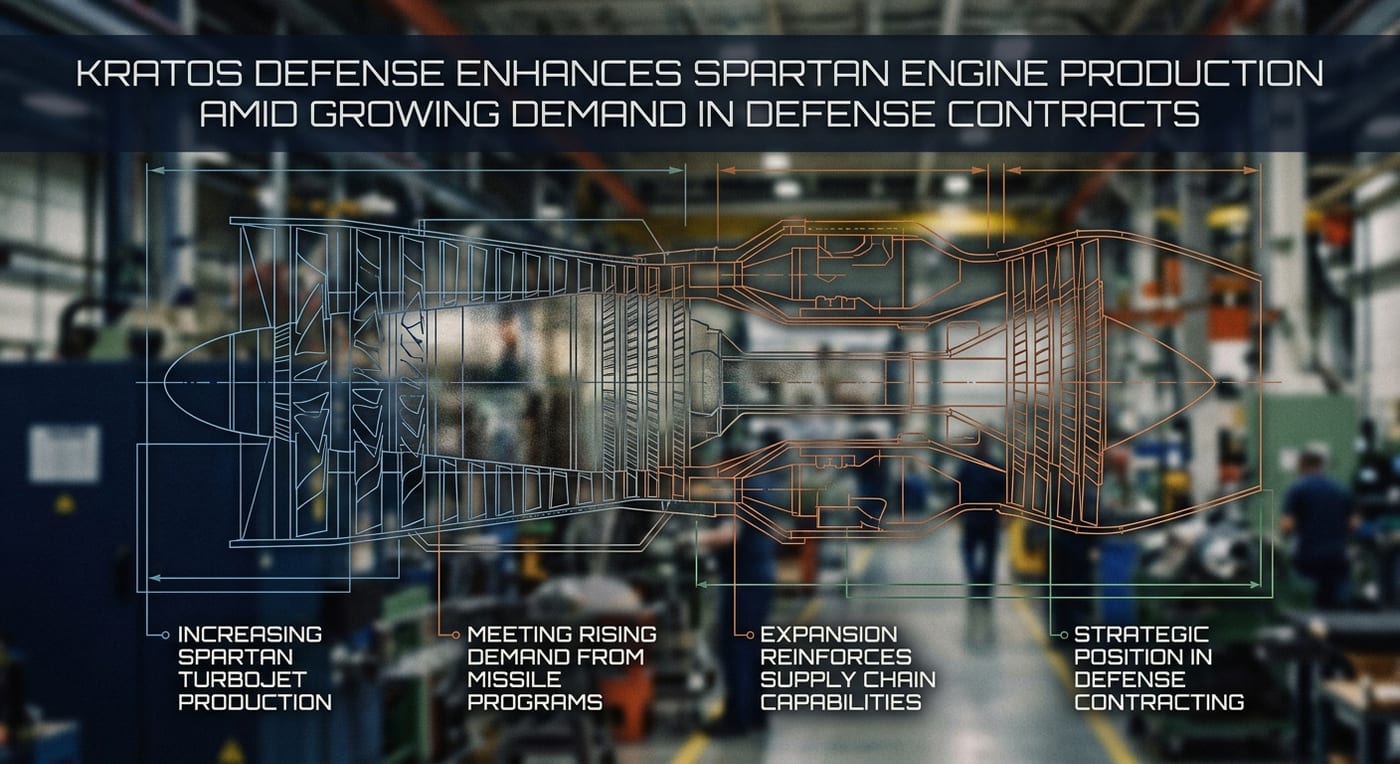 Kratos Defense Enhances Spartan Engine Production Amid Growing Demand in Defense Contracts