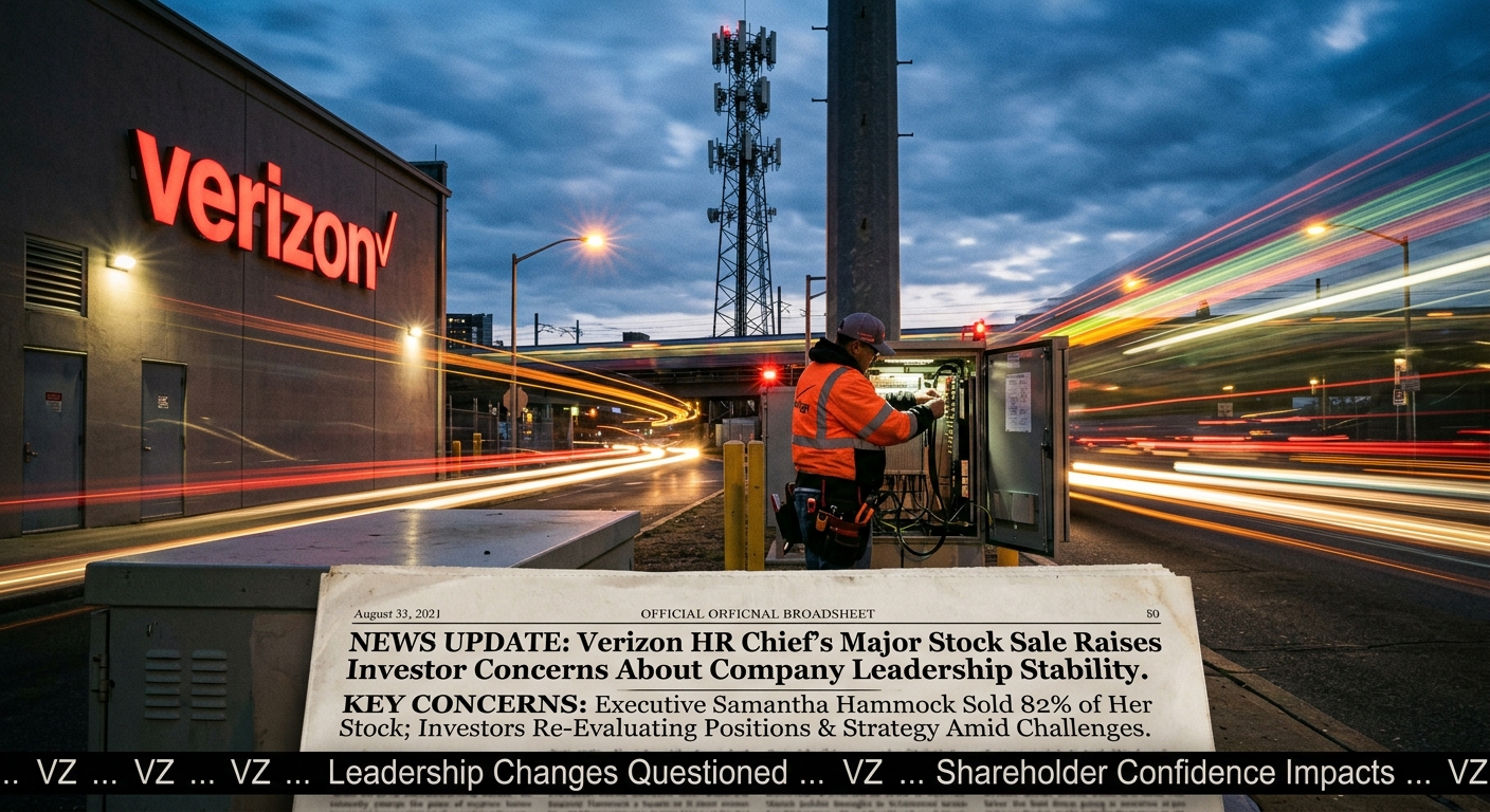 Verizon HR Chief's Major Stock Sale Raises Investor Concerns About Company Leadership Stability