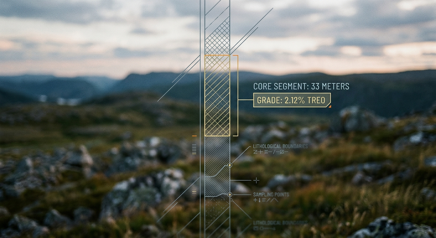 Sorrento Resources Discovers 33 Meters of 2.12% TREO at Bottom Brook, Newfoundland