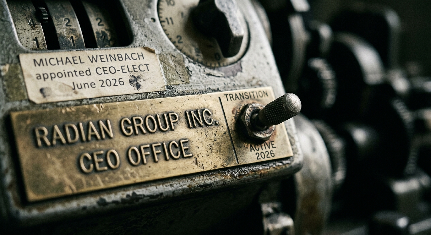 Radian Group Announces Leadership Transition with CEO-Elect Michael Weinbach Set for 2026