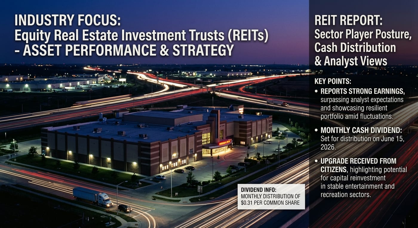EPR Properties Reports Strong Earnings and Strategic Plans Amid Insider Sale Concerns