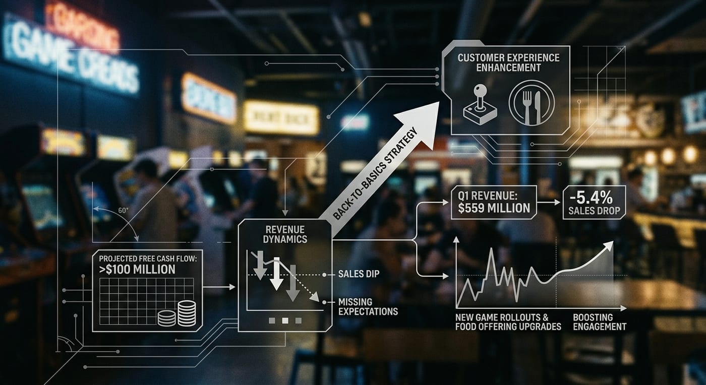 Dave & Buster's Implements 'Back-to-Basics' Strategy Amid Disappointing Earnings and Sales Dip
