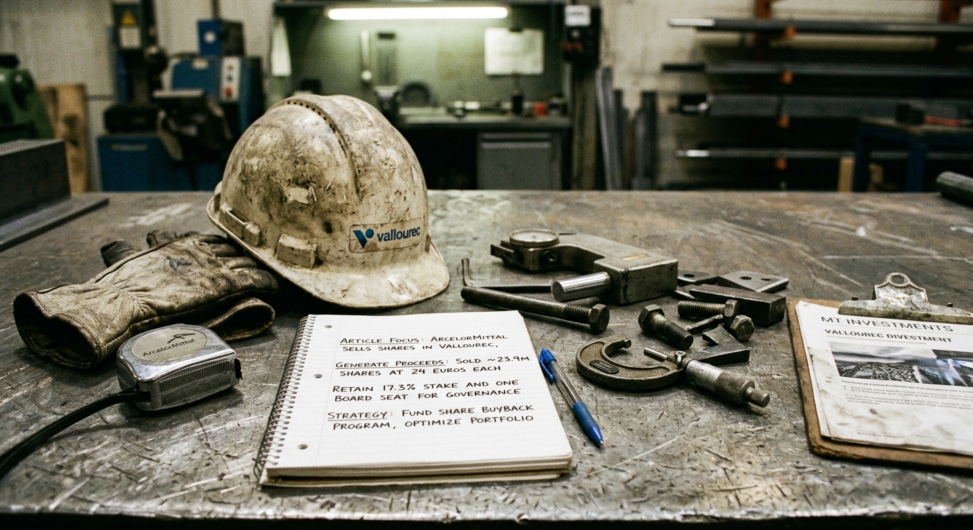 ArcelorMittal Sells Shares in Vallourec to Fund Share Buyback While Retaining Board Influence