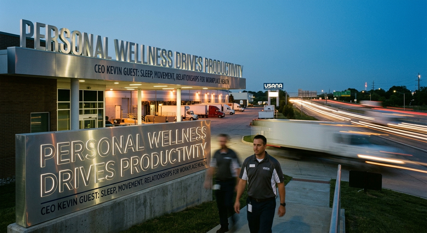 USANA's CEO Highlights Personal Wellness for Enhanced Workplace Productivity and Morale