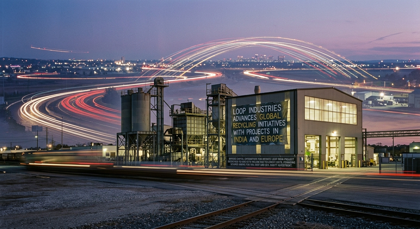 Loop Industries Advances Global Recycling Initiatives with Projects in India and Europe
