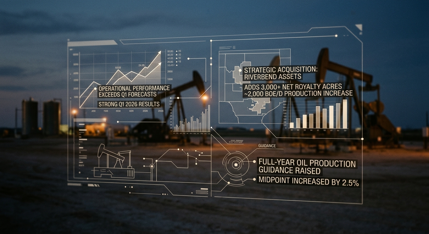 Viper Energy Reports Strong Q1 2026 Results and Strategic Acquisition of Riverbend Assets