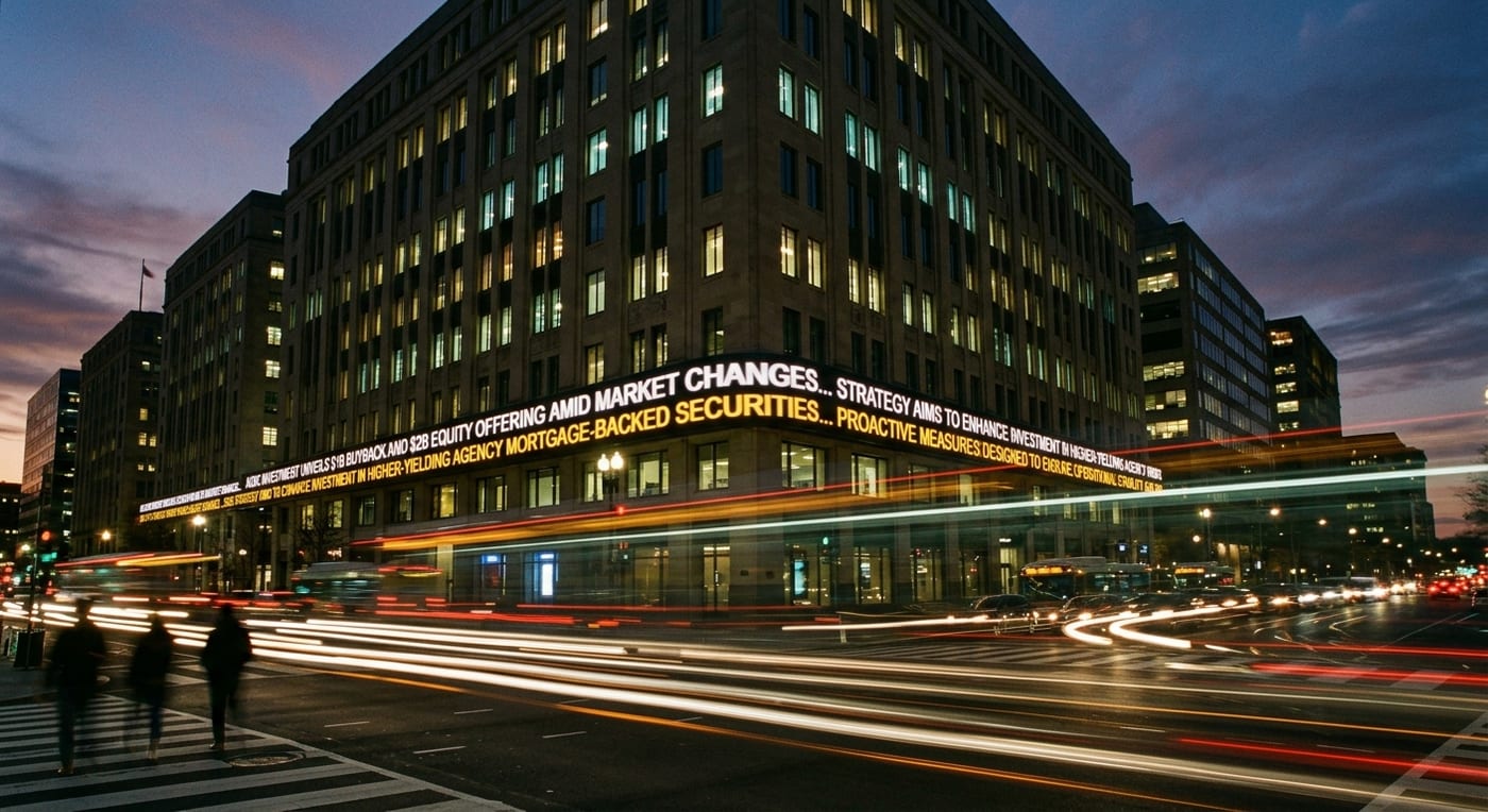 AGNC Investment Unveils $1B Buyback and $2B Equity Offering Amid Market Changes