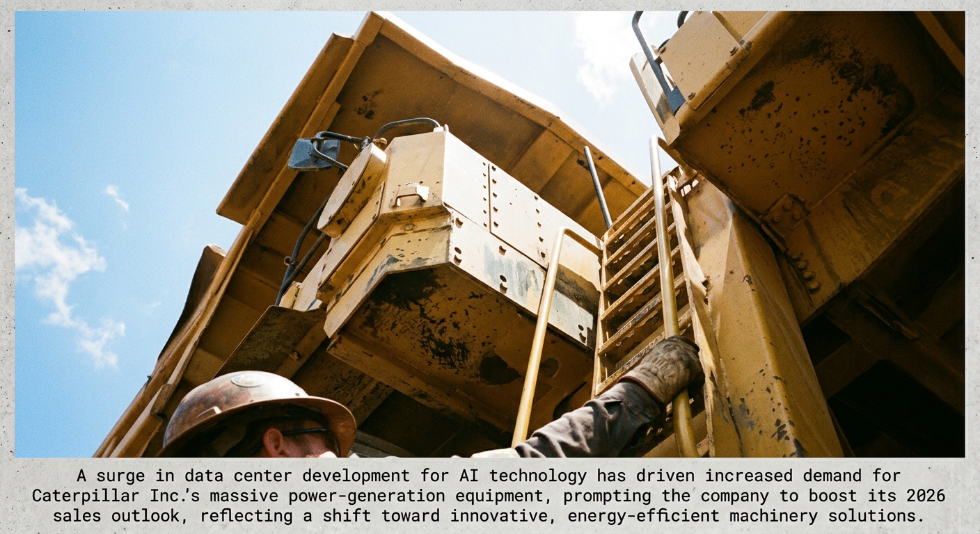 Caterpillar Inc. Boosts Sales Outlook Amid Rising Demand for AI Power-Generation Equipment