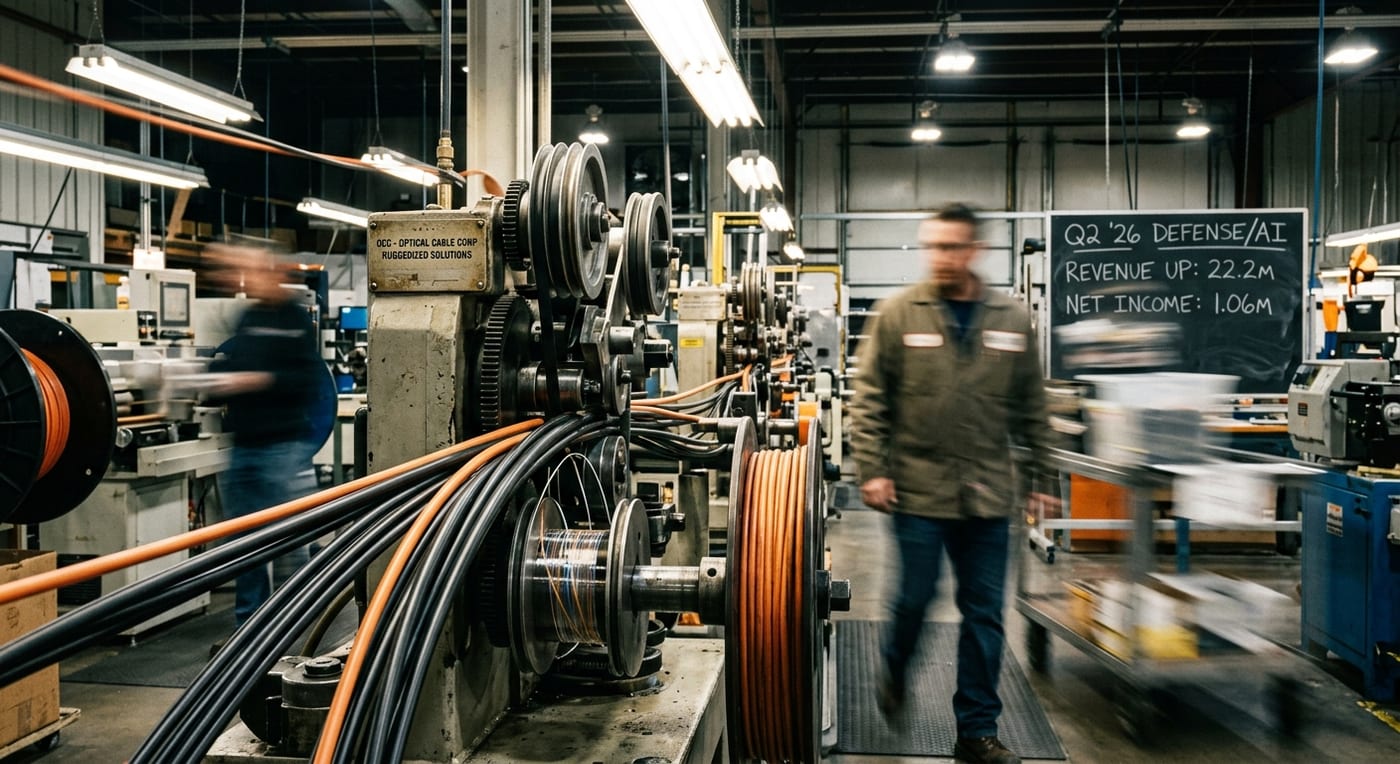 Optical Cable's Strong Q2 Growth Driven by Robust Demand in Technology Sector
