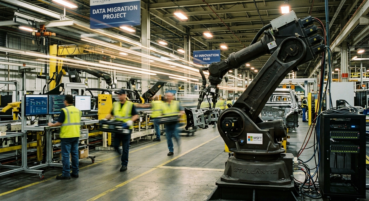 Microsoft's Partnership with Stellantis Fuels AI Innovation in Automotive Sector