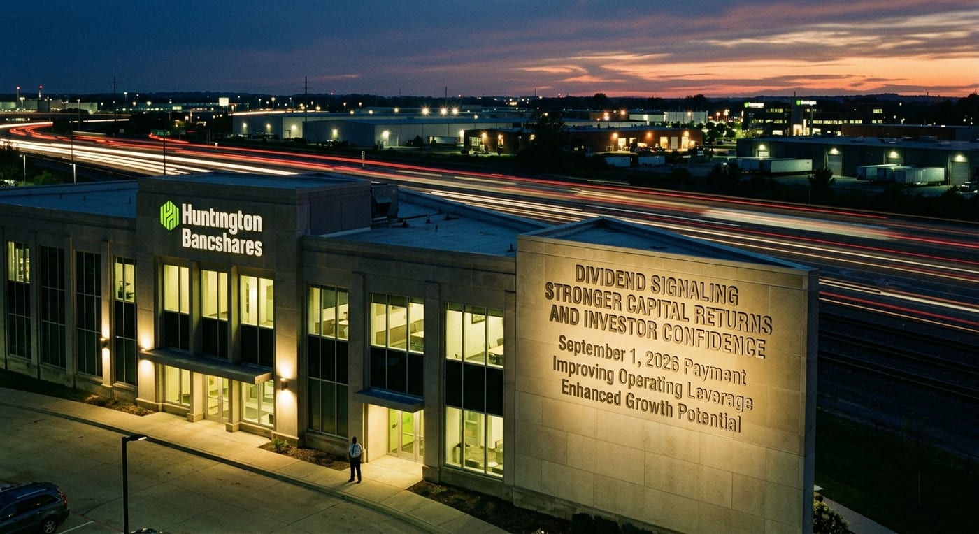 Huntington Bancshares Declares Dividend, Signaling Stronger Capital Returns and Investor Confidence