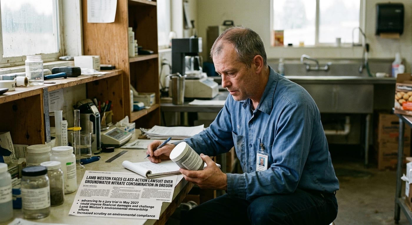 Lamb Weston Faces Class-Action Lawsuit Over Groundwater Nitrate Contamination in Oregon.