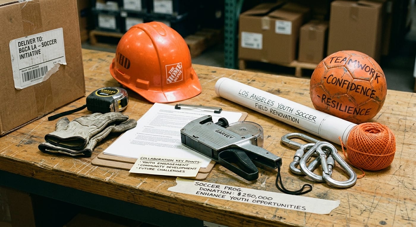 Home Depot Donates $250,000 to Enhance Youth Opportunities Through Soccer Programs in Los Angeles