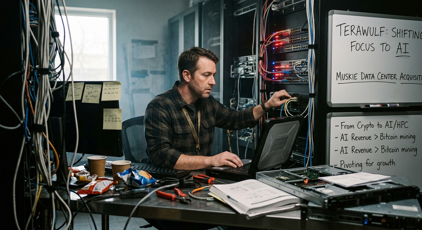 TeraWulf Shifts Focus from Crypto Mining to AI with Muskie Data Center Acquisition