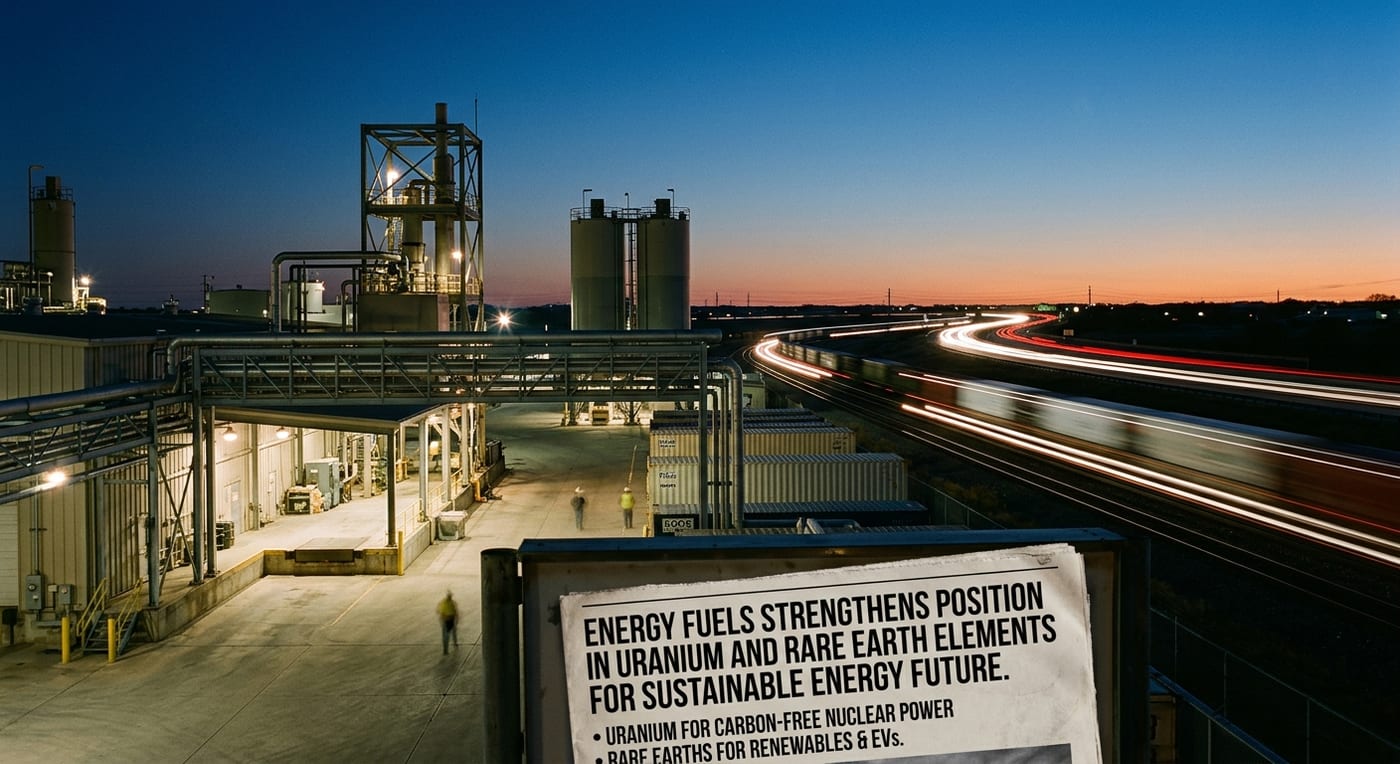Energy Fuels Strengthens Position in Uranium and Rare Earth Elements for Sustainable Energy Future