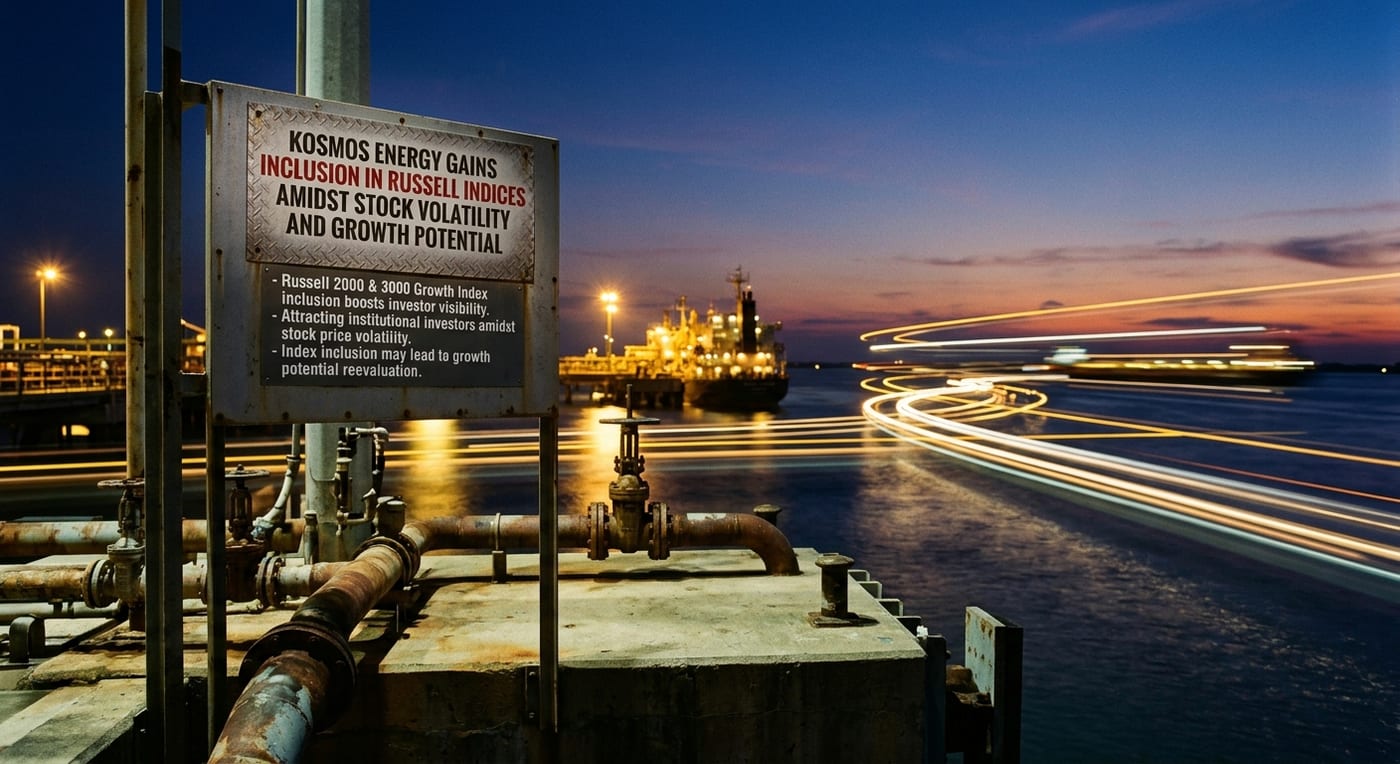 Kosmos Energy Gains Inclusion in Russell Indices Amidst Stock Volatility and Growth Potential