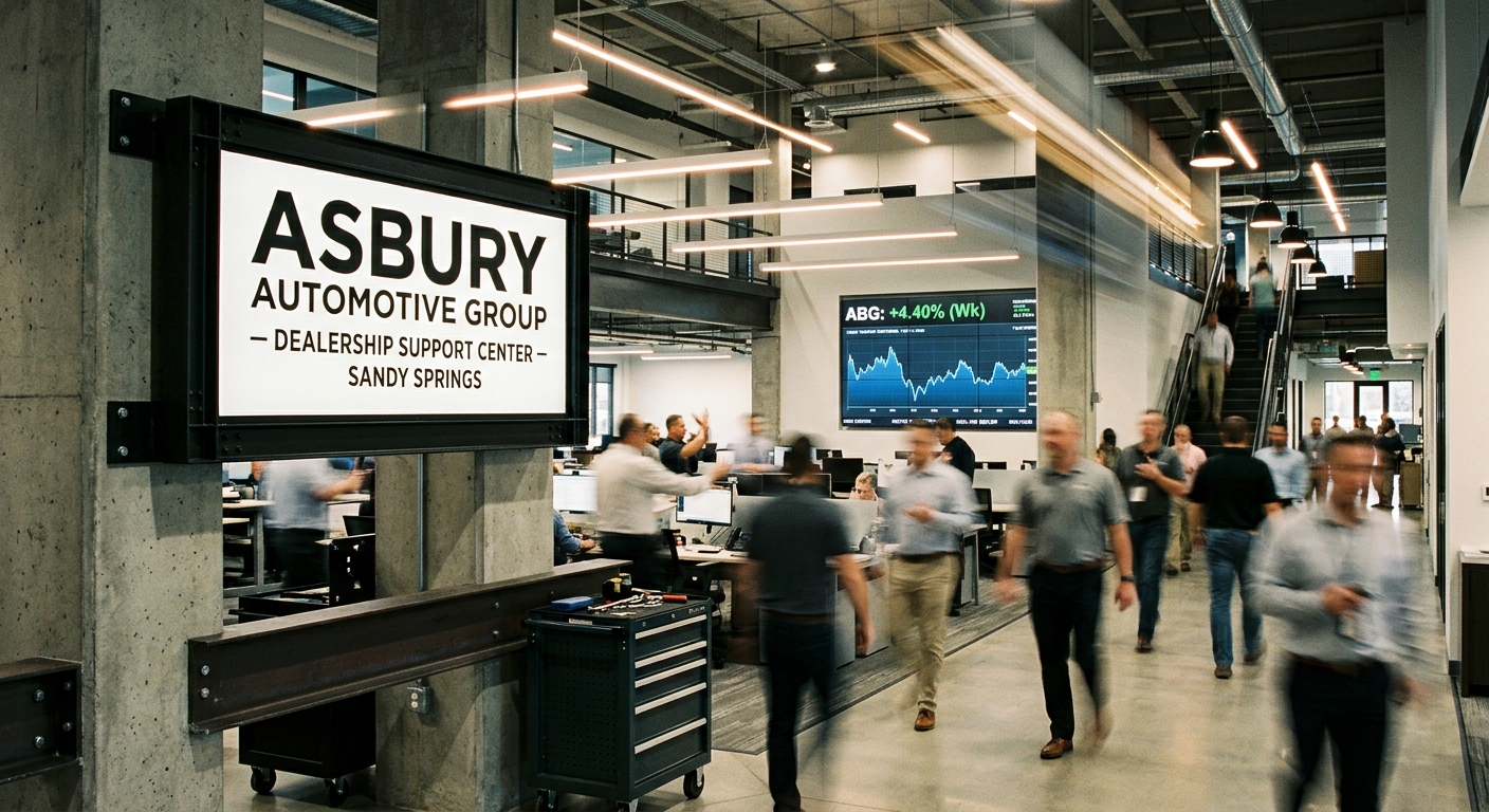 Asbury Automotive Opens New Center, Promises Jobs Amid Mixed Stock Performance