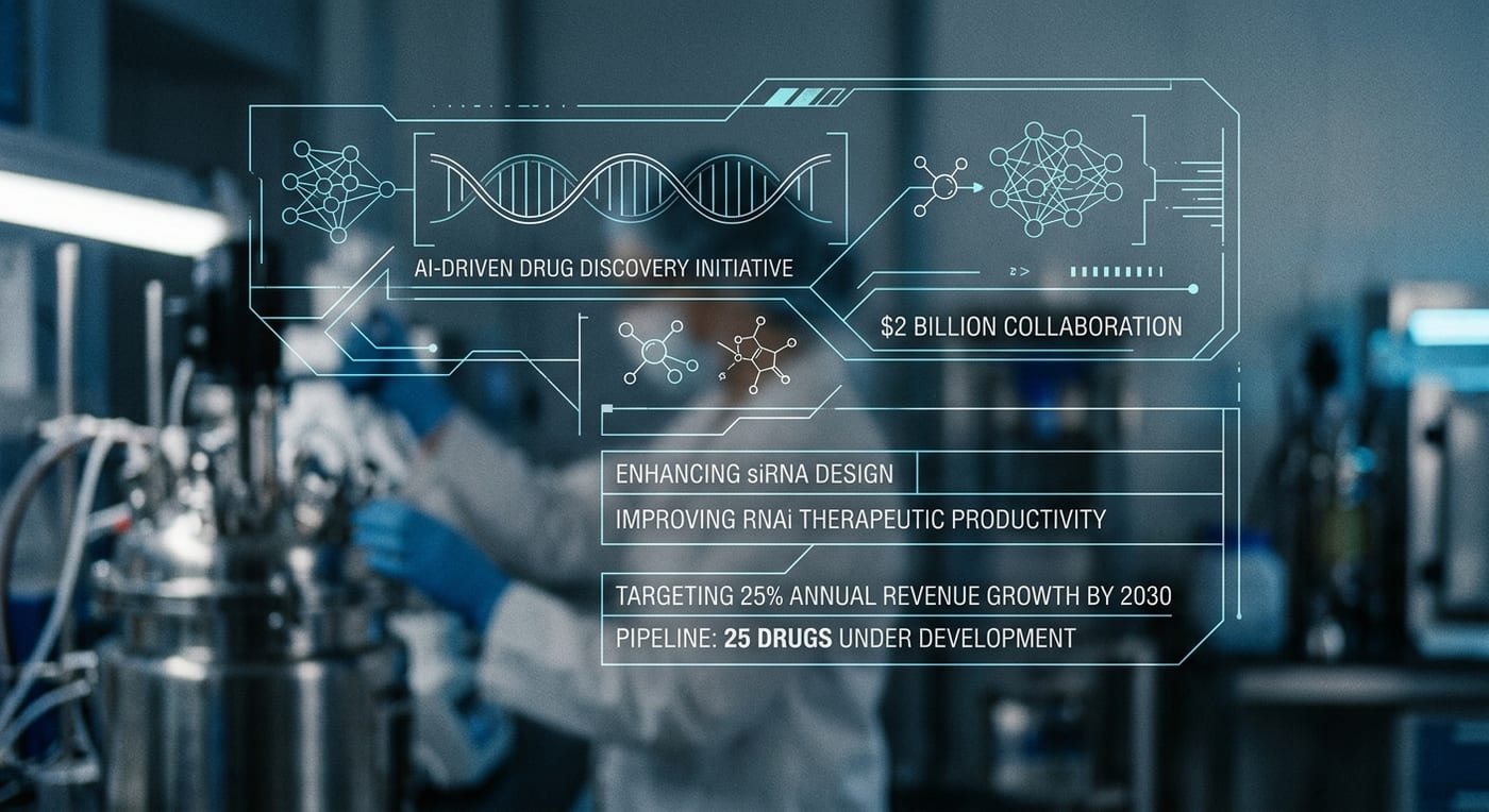 Alnylam Pharmaceuticals Partners with Inceptive Nucleics for $2 Billion AI-Driven Drug Discovery Initiative
