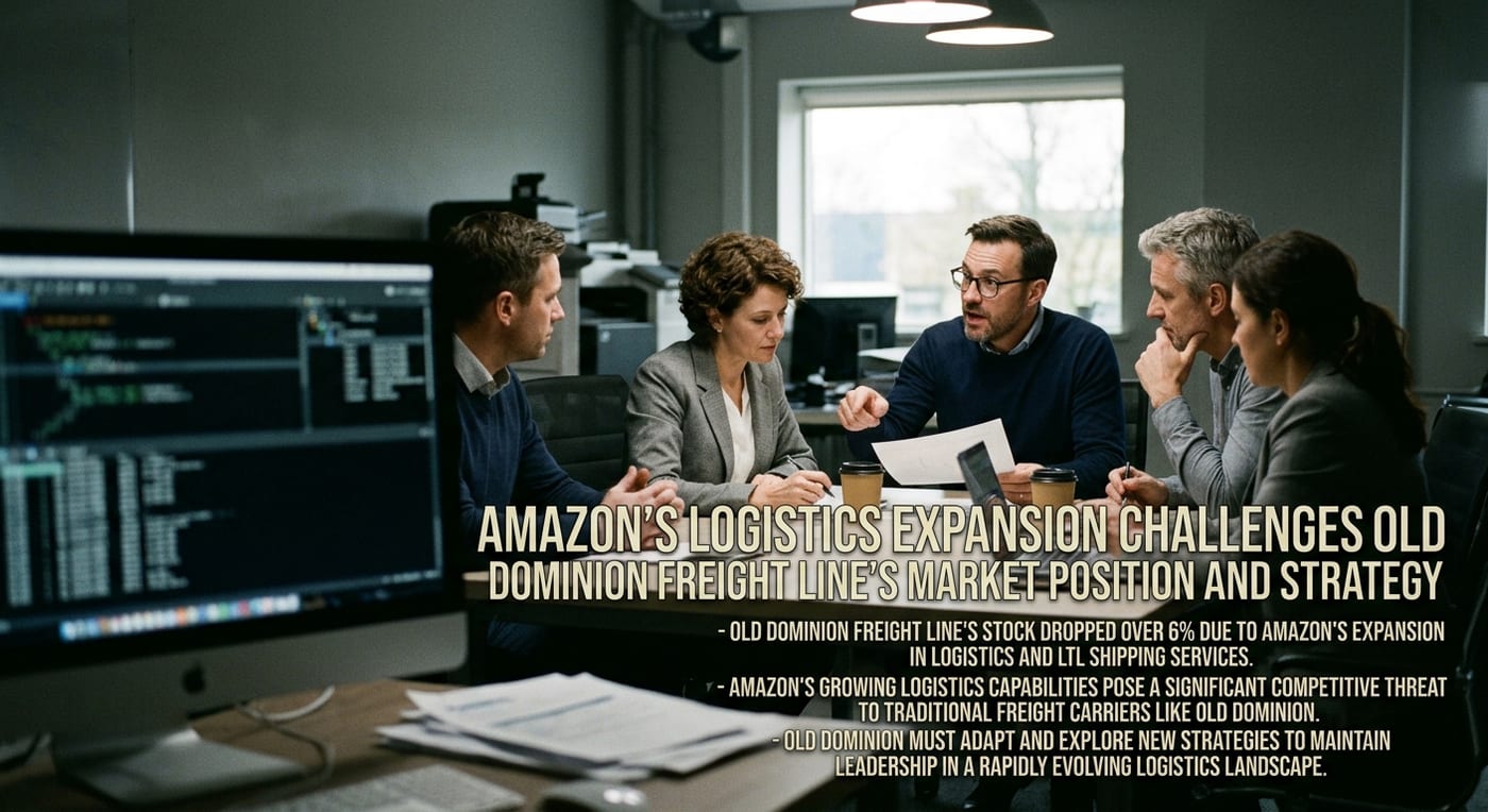 Amazon's Logistics Expansion Challenges Old Dominion Freight Line's Market Position and Strategy.