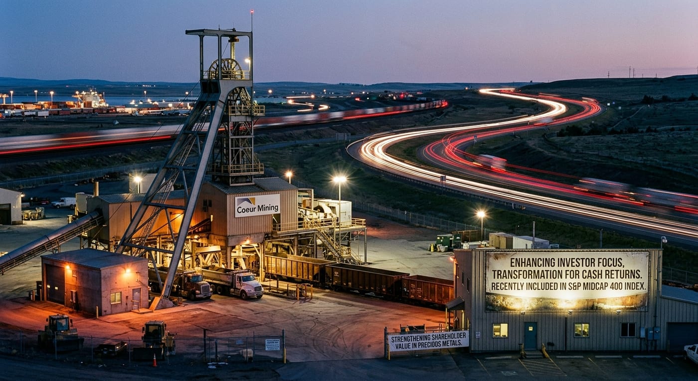 Coeur Mining Enhances Investor Focus Following S&P MidCap 400 Index Inclusion