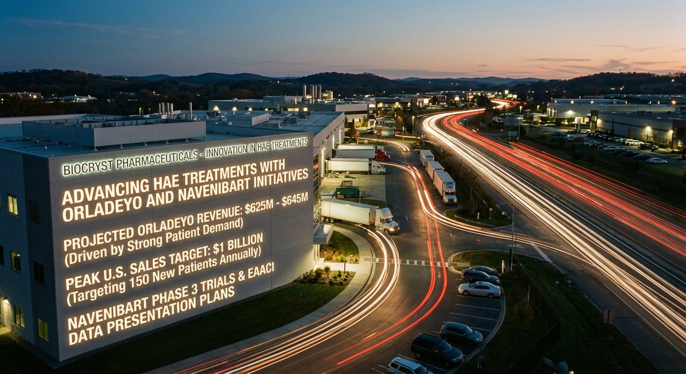 Biocryst Pharmaceuticals Advances Hereditary Angioedema Treatments with ORLADEYO and Navenibart Initiatives