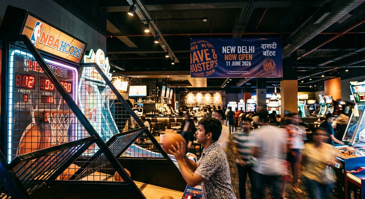Dave & Buster's Expands Internationally with New Location in New Delhi, India