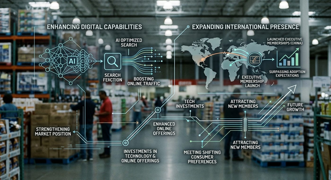 Costco Enhances Digital Capabilities and Expands International Presence for Future Growth