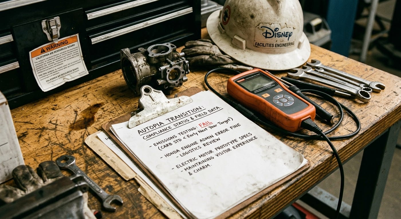 Disney's Autopia Ride Faces Environmental Compliance Challenges Amidst Transition to Electric Engines