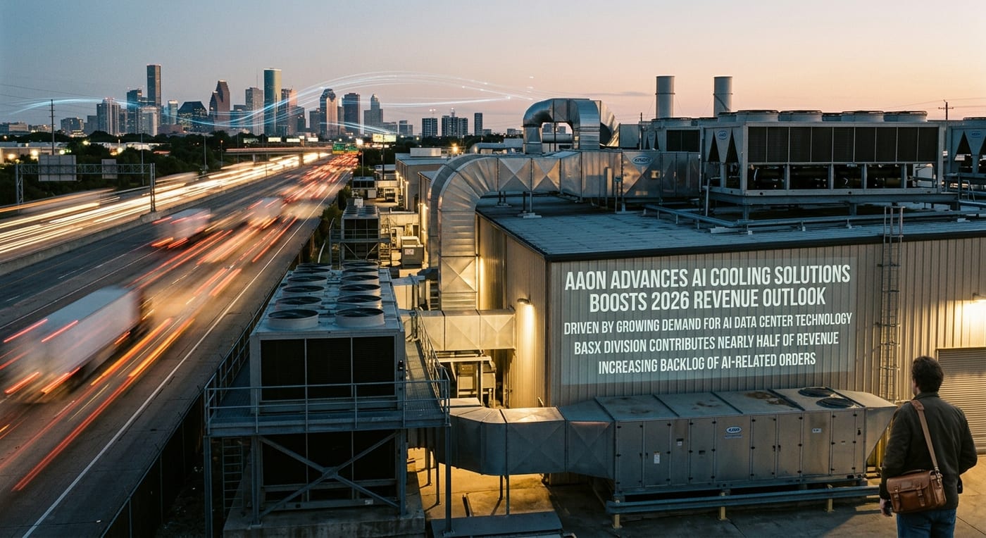 AAON Advances AI Cooling Solutions, Boosts 2026 Revenue Outlook Amid Growing Demand