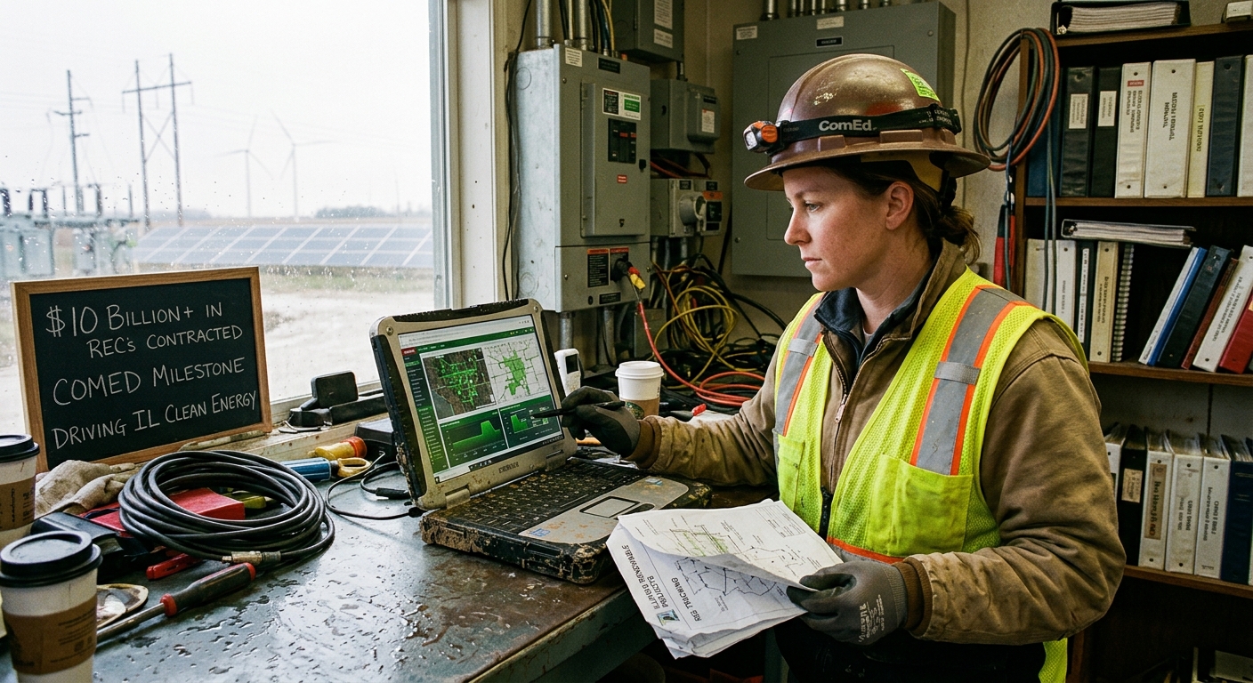 Exelon’s ComEd Secures $10 Billion in Renewable Energy Credits for Illinois Projects