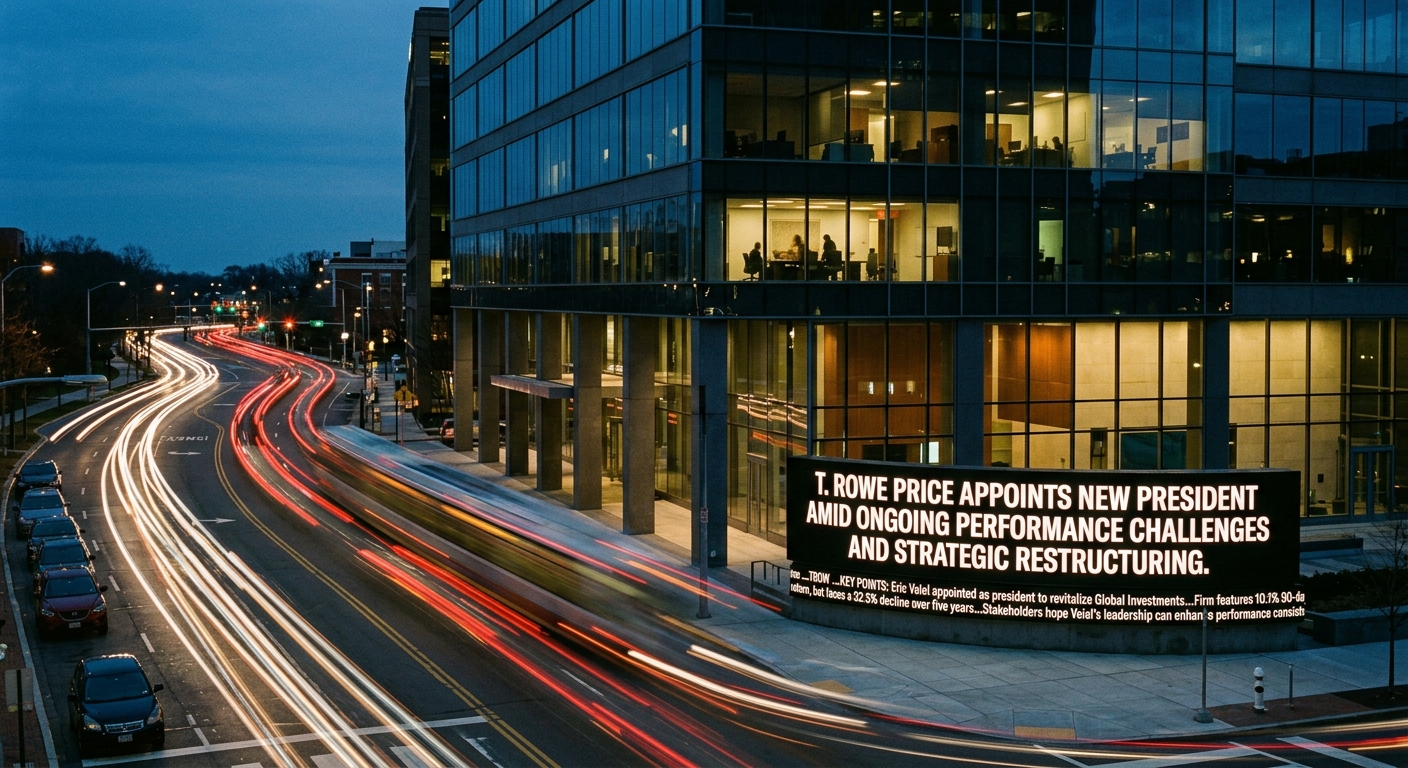 T. Rowe Price Appoints New President Amid Ongoing Performance Challenges and Strategic Restructuring