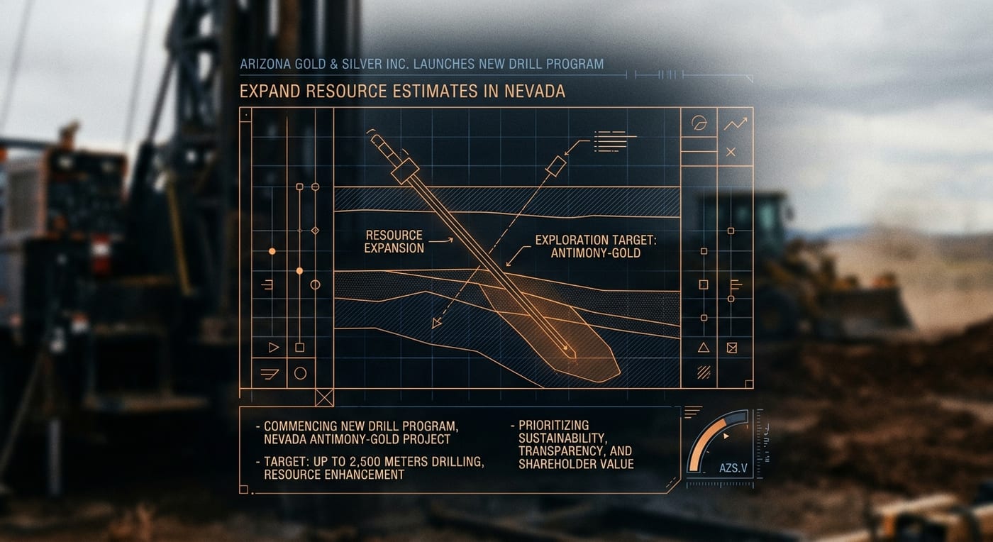 Arizona Gold & Silver Inc. Launches New Drill Program to Expand Resource Estimates in Nevada