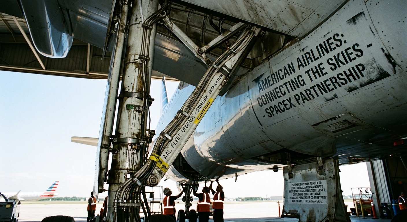 American Airlines Partners with SpaceX to Enhance In-Flight Connectivity with Starlink Technology