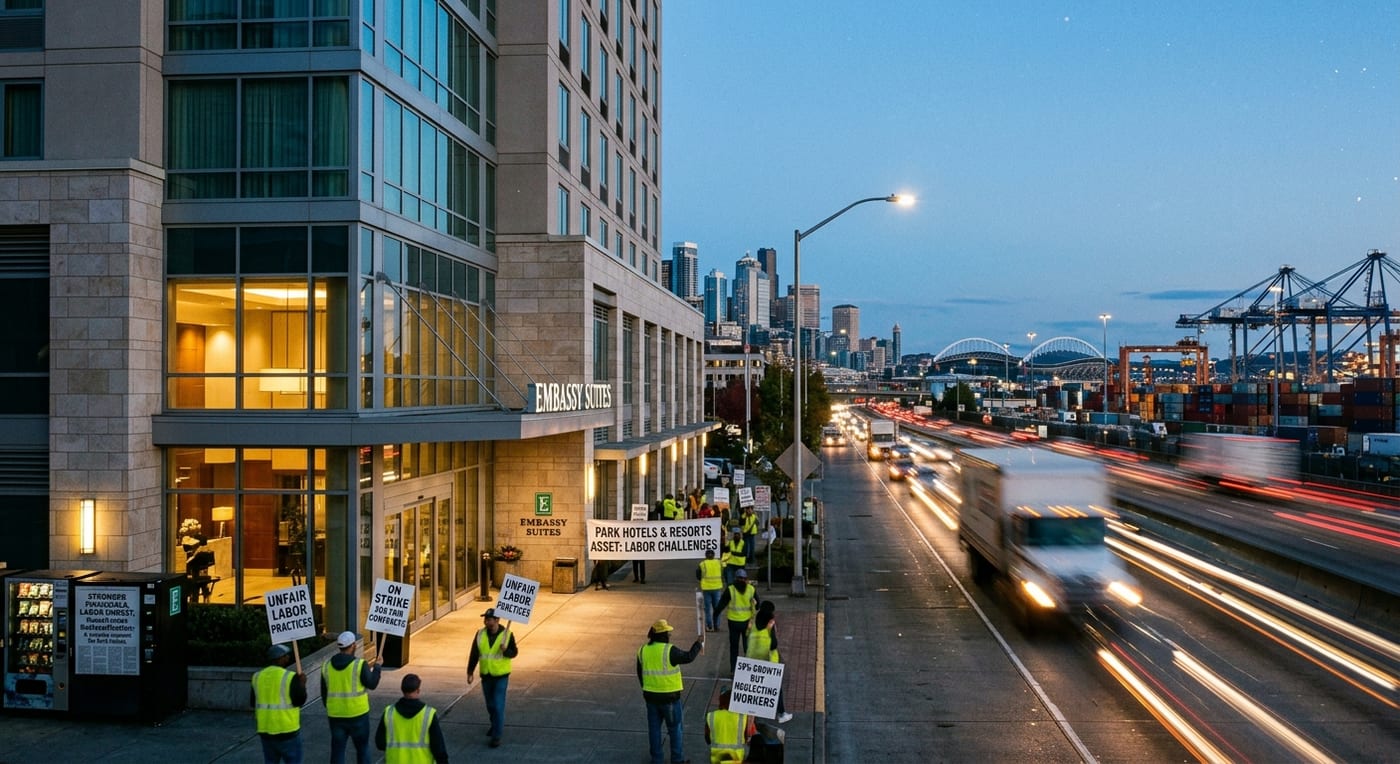 Park Hotels & Resorts Faces Labor Strikes Amid Strong Financial Performance and Index Reclassification