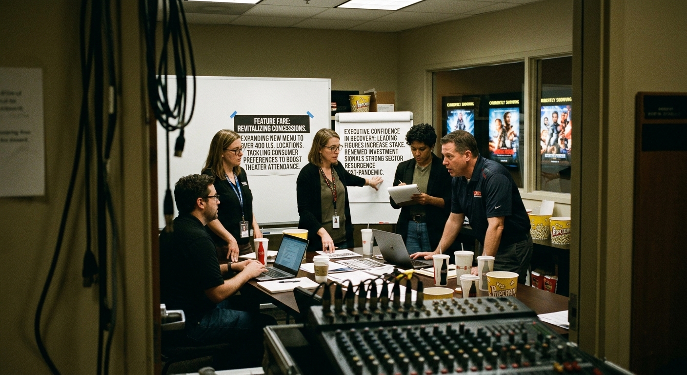 AMC Enhances Concessions with New Menu and Displays Management Confidence in Recovery