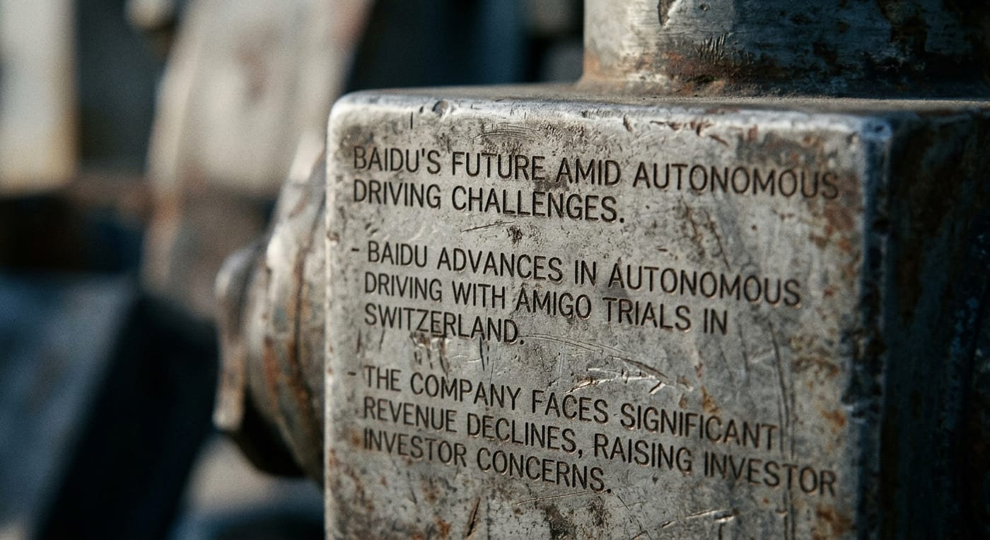 Baidu's Future Amid Autonomous Driving Challenges