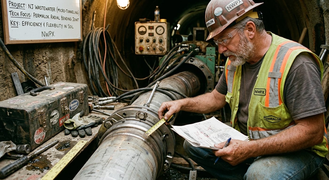 Northwest Pipe Company Unveils Innovative Permalok Radial Bending Joint in Microtunneling Project