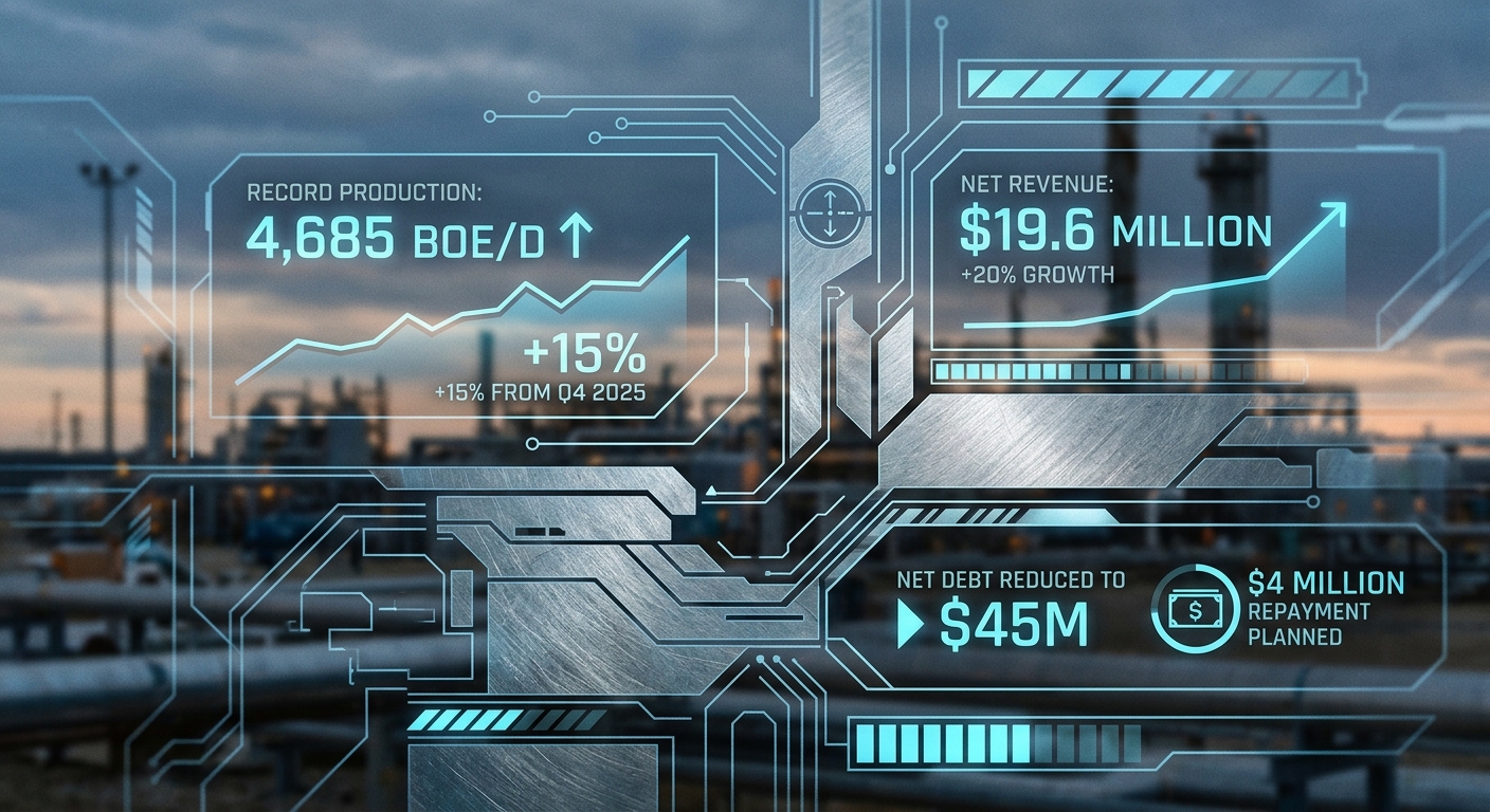 Kolibri Global Energy Reports Record Production and Revenue Growth in Q1 2026