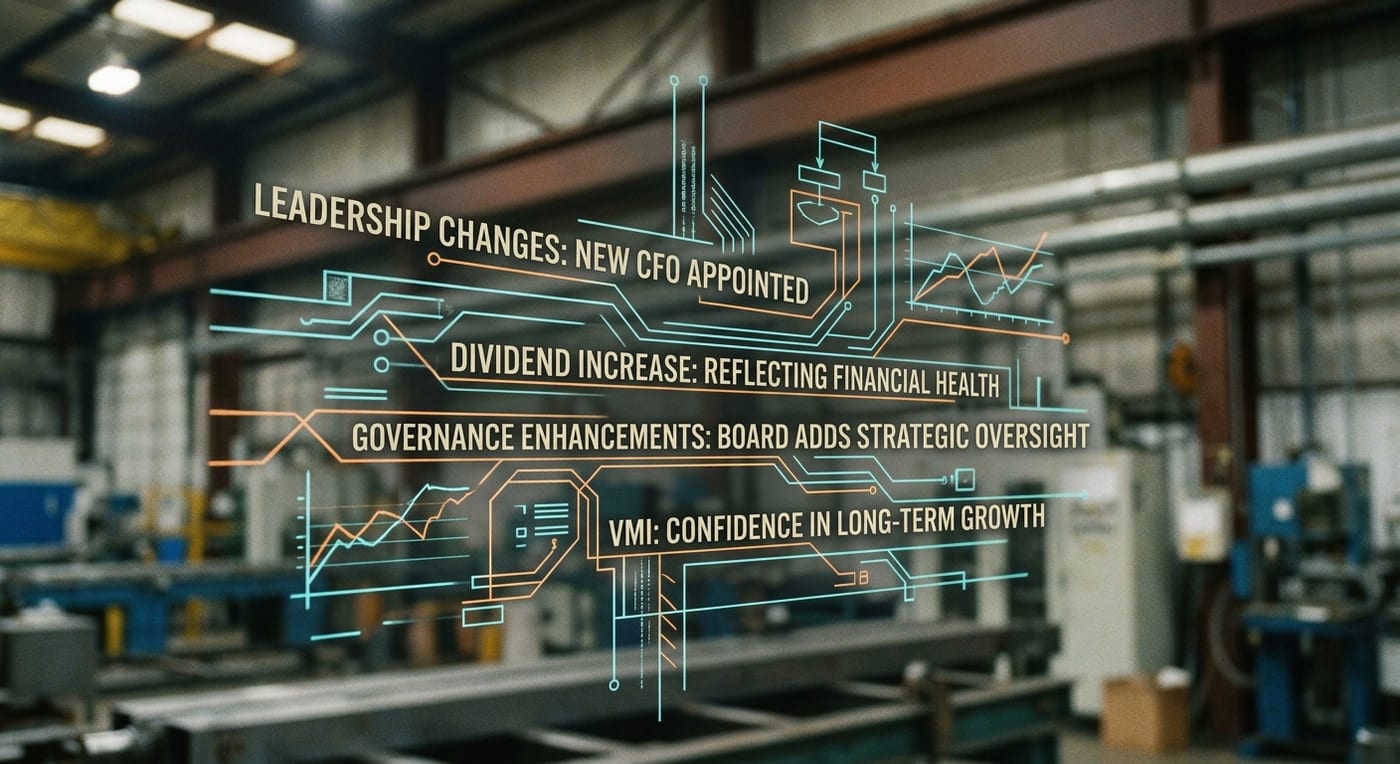 Valmont Industries Announces Leadership Changes and Dividend Increase Amid Governance Enhancements