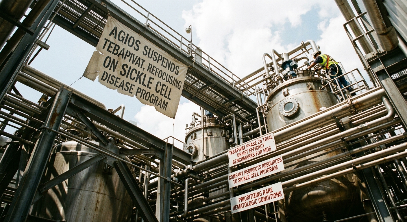 Agios Pharmaceuticals Suspends Tebapivat, Refocusing on Sickle Cell Disease Program