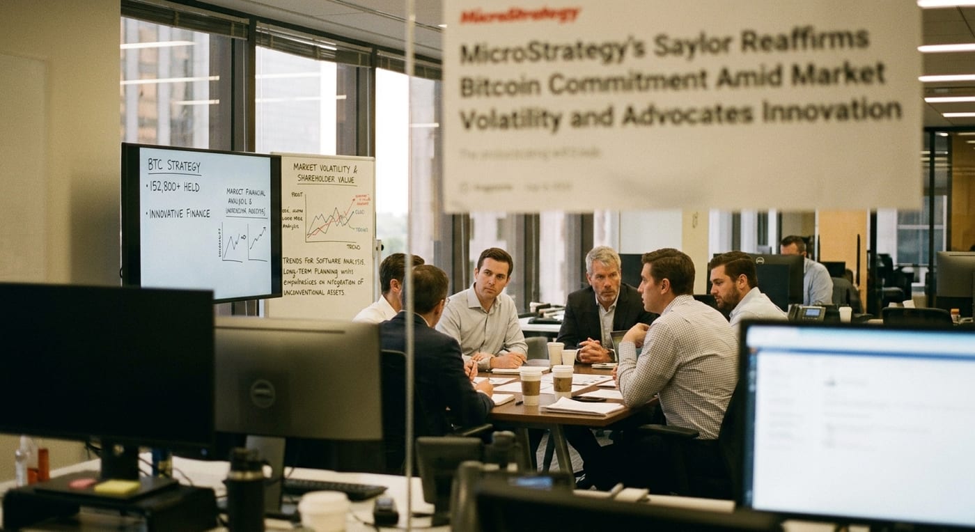 MicroStrategy's Saylor Reaffirms Bitcoin Commitment Amid Market Volatility and Advocates Innovation