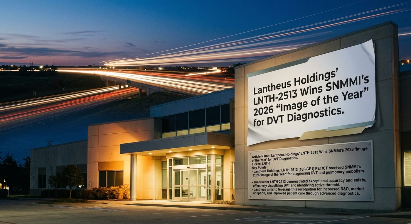 Lantheus Holdings' LNTH-2513 Wins SNMMI’s 2026 'Image of the Year' for DVT Diagnostics.