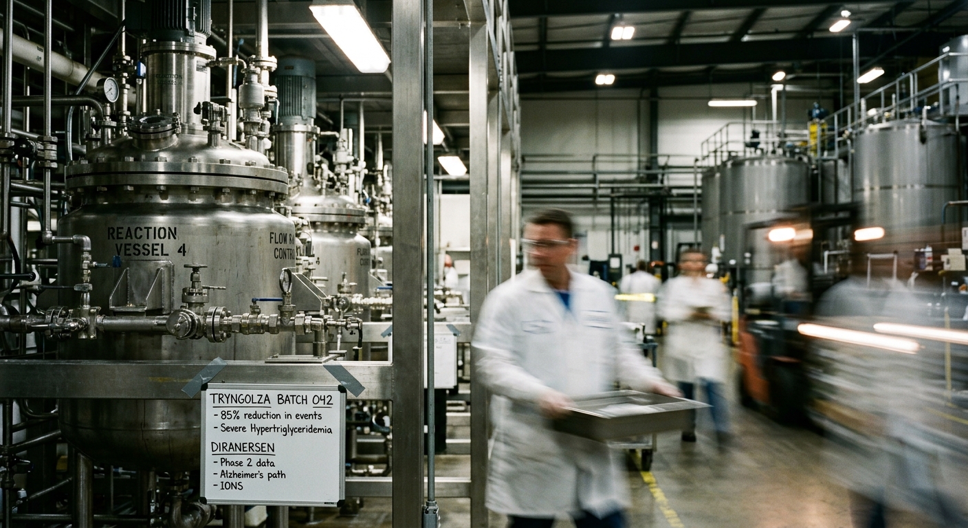 Ionis Pharmaceuticals Advances TRYNGOLZA for Hypertriglyceridemia and Diranersen for Alzheimer's Disease