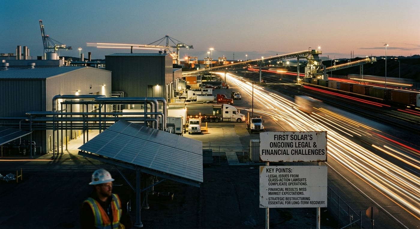First Solar's Ongoing Legal and Financial Challenges