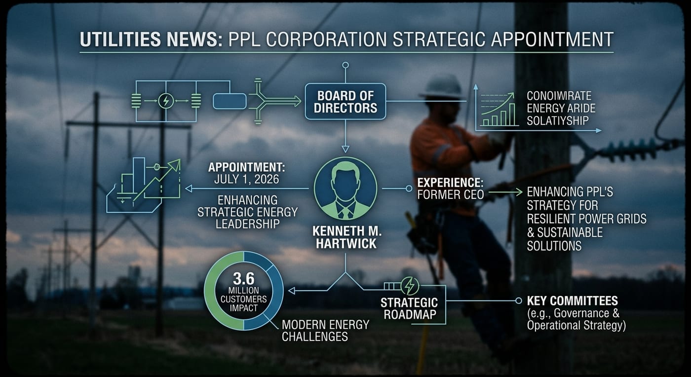 PPL Corporation Appoints Kenneth M. Hartwick to Board for Strategic Energy Leadership Enhancement