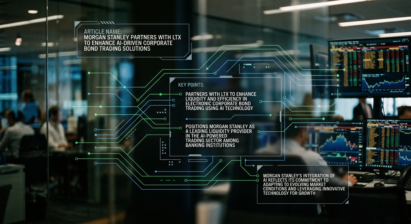 Morgan Stanley Partners with LTX to Enhance AI-Driven Corporate Bond Trading Solutions
