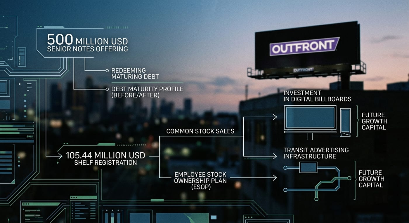 OUTFRONT Media Strengthens Financial Stability with $500 Million Senior Notes Offering