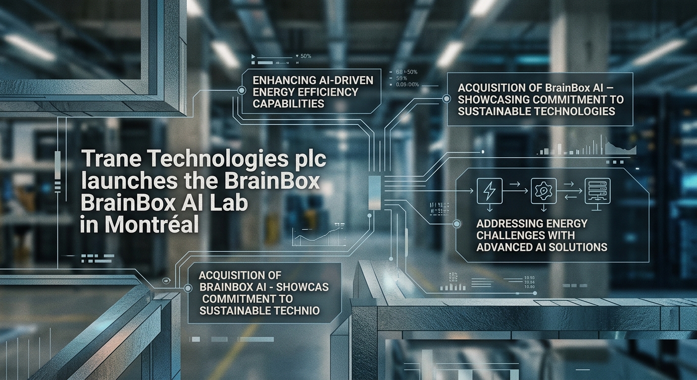 Trane Technologies Launches AI Lab to Enhance Energy Efficiency Solutions in Montréal