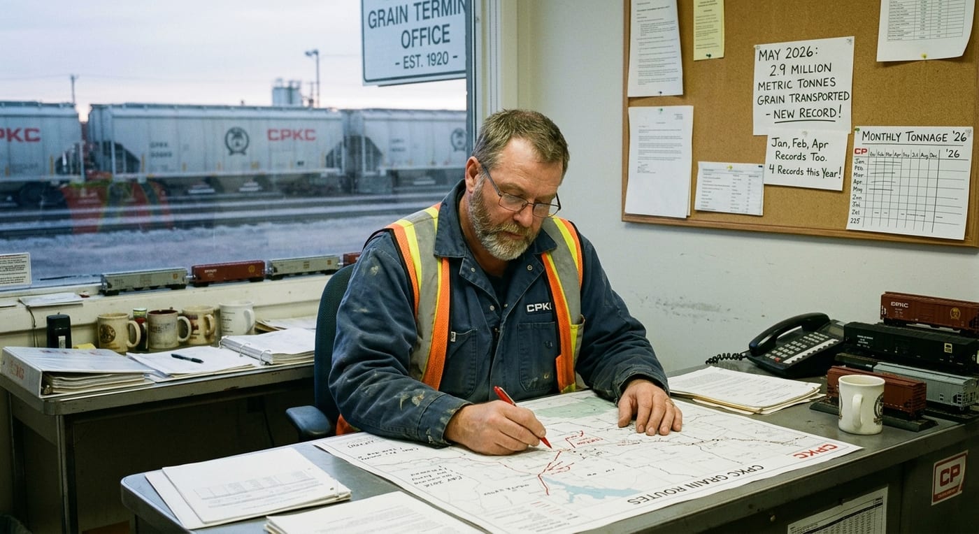 CPKC Achieves Historic Grain Transport Milestone with 2.9 Million Metric Tonnes in May 2026